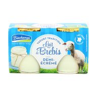Biochamps Yaourt bio au lait de brebis nature, 2x125g