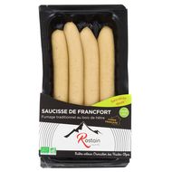 Saucisse de Francfort bio x4 Rostain