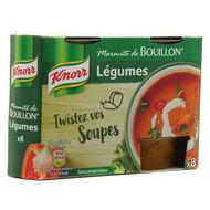 Knorr Marmite de bouillon légumes, 8x28g