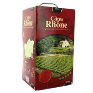 Côtes du Rhône rouge AOP Les vignerons Ardechois 14°, Bag in box 5L