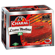 Charal 10 Hachés de boeuf extra moelleux 15% MG, 10x100g