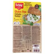 Schär Petits pains Rustiques Ciabatta précuits sans gluten, 4x50g