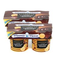 Mamie Nova Gourmand Crème Chocolat Banane, 2 packs de 2x150g