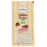 La Patelière Gélatine alimentaire 6 feuilles, 12g