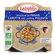 Babybio Douceur de panaïs et carotte-polenta Bio Assiette Bébé Dès 12 mois, 230g