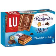 Lu Petit écolier Pocket chocolat au lait, 250g