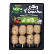 4 Mini Brochettes de saucisses aux légumes à la provencale Socopa