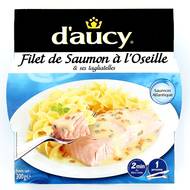 D'aucy Filets de saumon et tagliatelles, 300g