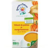 Grandeur nature Velouté de potiron et courge Butternut Bio, 1l