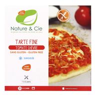 Nature & Cie Tarte fine tomate chèvre bio sans gluten, 350g