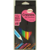 Cora Crayons de couleur plastique, 12  crayons