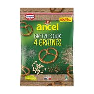 Ancel Maxi bretzels aux 4 graines, 125g
