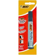 Bic Marqueur permanent noir pointe ogive, 1  surligneur