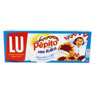 Pépito Biscuits mini rollos chocolat au lait, 230g