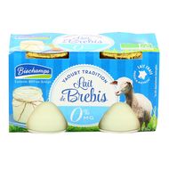 Biochamps Yaourt 0% bio au lait de brebis, 2x125g