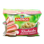Andros Délice de rhubarbe, 4x100g