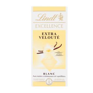 Chocolat blanc vanille extra velouté, Lindt (100 g)