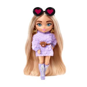 Achat Promotion Barbie - Mattel Mini Poupée Barbie Extra robe velours