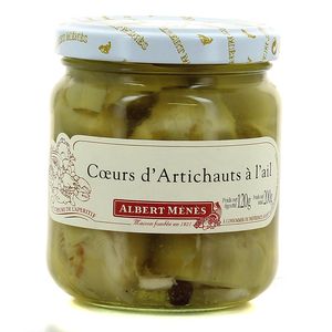 Coeurs d'artichauts à l'ail Coeurs d'artichauts à l'ail ,ALBERT MENES,120g