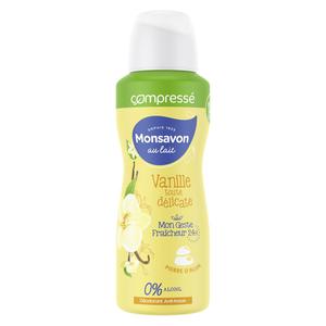 Lot De 3 Déodorants Monsavon Vanille Anti-traces - 100 Ml Chacun, Neufs, Compressés