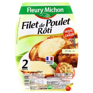 Achat Vente Fleury Michon Filets De Poulet Roti 200g 2 Tranches