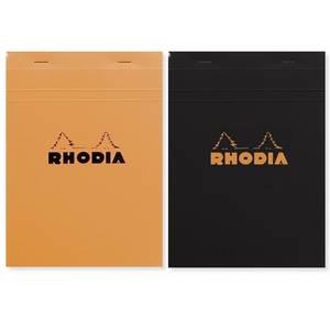 Bloc-notes personnalisé en cuir véritable pour carnet rhodia n 16