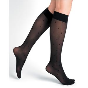 Mi-bas (chaussettes) Femme GERBE Plumetis - Taille Unique, Couleur Sapin, Neuf Avec étiquettes