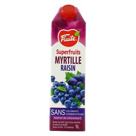 Nectar de myrtille Nectar de myrtille ,Fruité Superfruits,1l