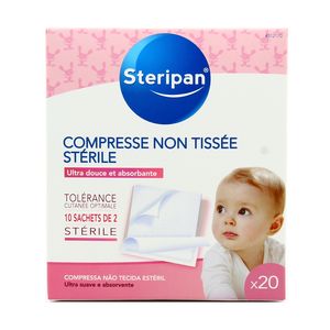 Compresse Ultra Douces Bebe 15x15 Steripan 15x Shoptimise