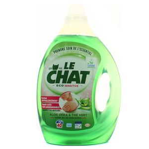 Le Chat Lessive Liquide Sensitive Aloe Vera Et The Vert 40 Lavages Le Chat Lessive Liquide Sensitive Aloe Vera Et The Vert 40 Lavages