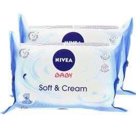Nivea Baby Lingettes Soft Cream A La Creme Soin Enrichie En Panthenol