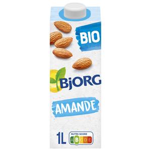 BJORG - Lait d'Amande Vanille - Lait Végétal Bio - Pauvre en