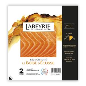 Livraison A Domicile Labeyrie Saumon Fume L Ecosse 75g 2 Tranches