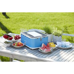 Barbecue De Table Barbecook Carlo - Charbon De Bois, Portable, Couleur Jaune - Idéal Pique-nique Et Camping
