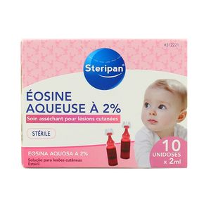 Eosine Aqueuse Inidoses 10 Pieces Steripan Shoptimise