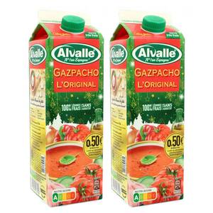 Livraison A Domicile Alvalle Gazpacho Original Le Lot De 2x1l