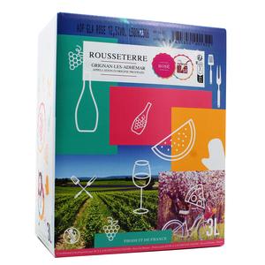 Acheter Grignan-Les-Adhemar rosé AOP Rousseterre 12.5°, Bag in box 3L