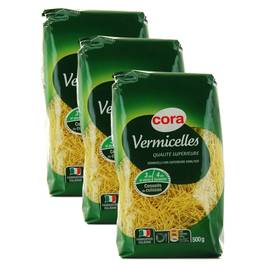 Vermicelle Vermicelle,CORA,lot de 3x