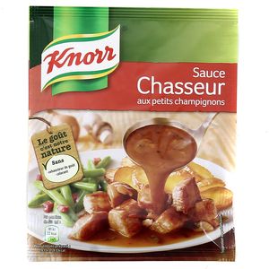 Livraison domicile Knorr Sauce chasseur aux petits champignons 23g