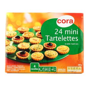 Mini tartelettes salées Mini tartelettes salées ,CORA,
