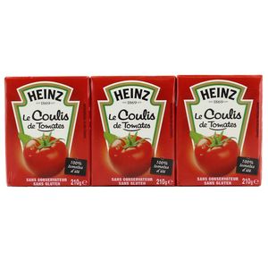 Livraison A Domicile Heinz Le Coulis De Tomates 3x210g