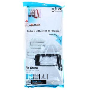 Sac De Rangement Sous Vide 60x80 Cm - Gain De Place, Housse Compressible, Neuf