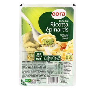 Tortellini ricotta, épinards Tortellini ricotta, épinards ,CORA,300g