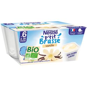 Babybio Dessert Lacté Riz Au Lait Vanille - Dès 8 Mois - Bio - Source De Calcium - Fabriqué En France