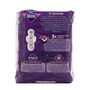 Lot De 3 Paquets Nana Maxi Goodnight - Serviettes Hygiéniques Nuit - 36 Serviettes Au Total