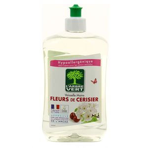 Larbre Vert Liquide Vaisselle Mains Fleurs De Cerisier écologique 500ml