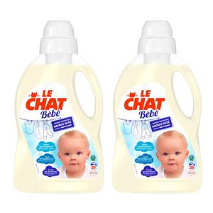 Promotion Le Chat Bebe Lessive Liquide Bebe 30 Lavages Lot De 2 X 1 6l