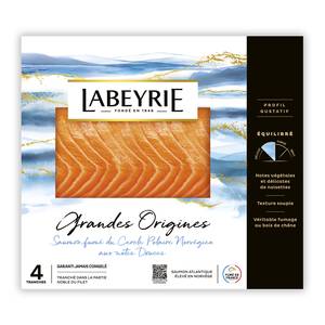 Labeyrie Saumon Fume Du Cercle Polaire Norvegien 130g 4 Tranches