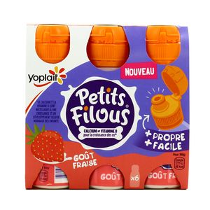 Achat Vente Yoplait Petits Filous Gourdes Aromatisees Fraise 6x100g