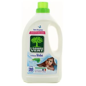 Acheter L Arbre Vert Lessive Bebe Ecologique A L Aloe Vera Lavages